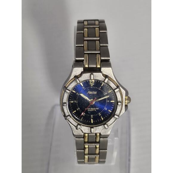 Ladies Amstar Titanium Watch Swiss Parts Two Tone New Battery Runs Great main image 14